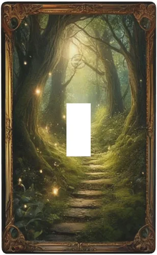Vista 44 de Cubiertas Decorativas para Interruptores de Luz Arte de Pájaros BirdArt 1 Gang Salida Dúplex Individual Placa de Pared Placa de Interruptor Placa