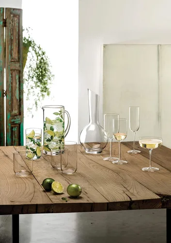Vista 2 de Luigi Bormioli Sublime Copas de vino tinto de 13.5 onzas, juego de 4, transparentes