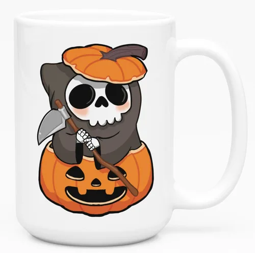 Vista 40 de LookHUMAN Tazas de Halloween Taza de café de Halloween - Tazas de café para decoración ideales para amantes y entusiastas de la decoración - Taza