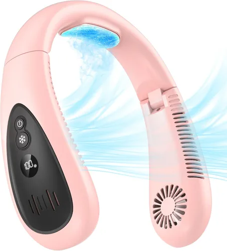 Vista 13 de Aire acondicionado de cuello, ventilador de cuello portátil con placa de Negro