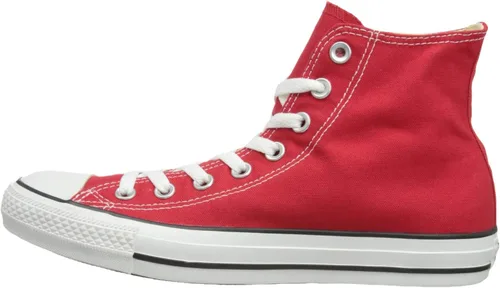 Vista 13 de Converse Chuck Taylor All Star High Top, 8.5 Hombres 10.5 Mujeres, Rojo, Rojo