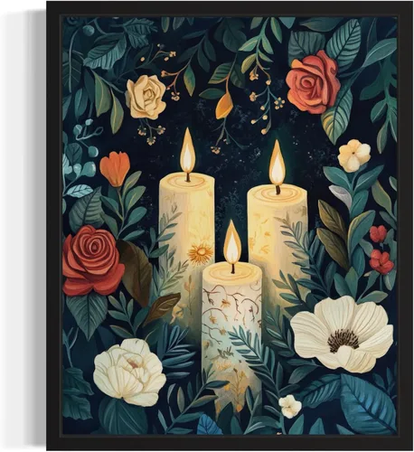 Vista 13 de Póster de Arte de Murciélago, Estilo William Morris Retro de Mediados de Siglo Botánico Victoriano Academia Oscura Decoración Gótica Galería 10a