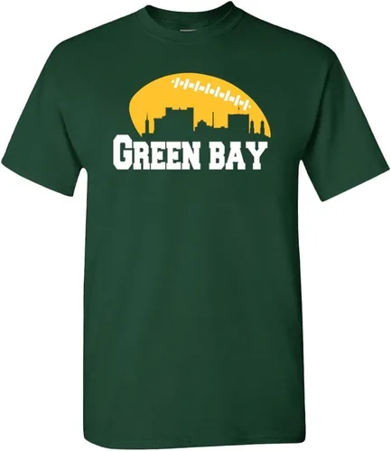 Vista 51 de Xtreme Apparrel City Skyline - Camiseta de hombre para los aficionados al fútbol americano Pittsburgh - Camisa negra