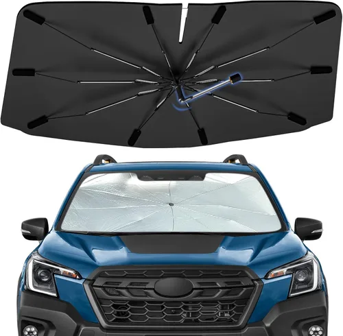 Vista 100 de Sombrilla Parasol para Parabrisas para Mazda 3 2014-2026, Parasol Plegable para Coche para Ventana Delantera, Visera Protectora Solar Altamente
