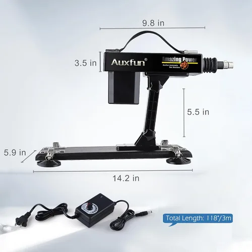Vista 5 de Máquina sexual, AUXFUN máquina automática de consolador con control de aplicación Bluetooth, máquina de empuje para mujeres con 6 accesorios