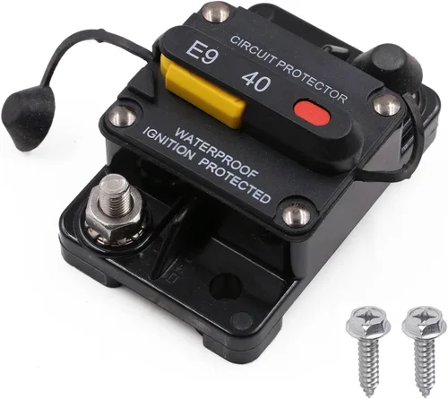 Vista 22 de E69 Interruptor de circuito de 10 A T3 con restablecimiento manual Mini de montaje en superficie IP66 Interruptor conmutable de 10 A