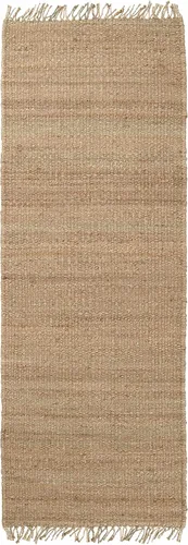 Vista 14 de Hauteloom Aphrodite JModern - Alfombra tejida a mano de yute de fibra natural, alfombra geométrica contemporánea a cuadros para sala de estar, Crema
