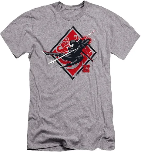 Vista 4 de Snake Eyes: G.I. Joe Origins - Colección de camisetas unisex para adultos, estilo cómic Golpe cepillado de ojos de serpiente