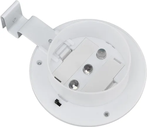 Vista 9 de Luces LED de canalón, 3 luces LED solares para exteriores, impermeables, para jardín, patio, lámpara de pared con soporte para valla, pared