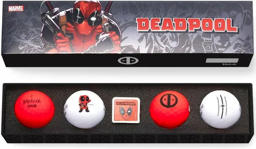 Vista 8 de Volvik Vivid Marvel Golf Ball Gift Sets (4 Pack)