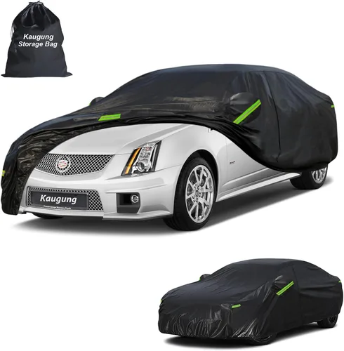 Vista 74 de Kaugung Funda para Coche de Ajuste Personalizado BMW Serie 3 E30 (1982-1994), 7 Capas Resistente al Viento Todo Clima Impermeable Cubierta Exterior