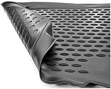 Vista 4 de Tapete de goma TPE negro para maletero de maletero VM609, protector de barro, para todo tipo de clima, accesorios de automóvil compatibles