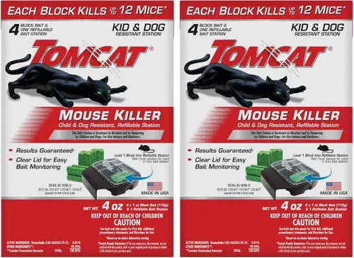 Vista 11 de Tomcat Mouse Killer estación desechable para matar ratas y ratones, resistente a niños y perros