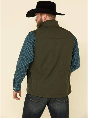 Vista 2 de ARIAT Chaleco de Softshell Vernon 20 para hombre color verde talla S Verde