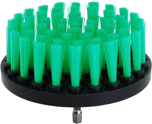 Vista 5 de HIFROM Cepillo de taladro – Accesorio de taladro eléctrico de 4 pulgadas, cepillo de limpieza para superficies de baño, lechada de azulejos, duchas
