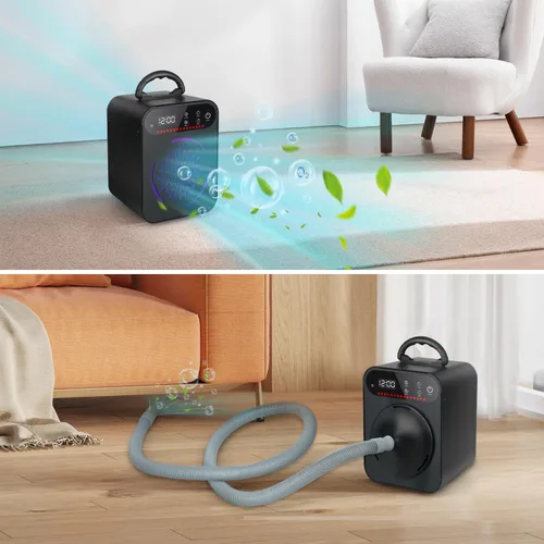 Vista 3 de YuanFan - Generador de ozono de 60000 mg, máquina de ozono YuanFan para eliminación de olores para el hogar, humo, garaje, olores de mascotas/coche