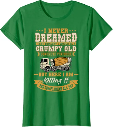 Vista 40 de Divertida camiseta de trabajador con acabado de hormigón antiguo, Negro, S