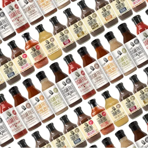Vista 7 de G Hughes Salsa de chile dulce sin azúcar, 18 onzas (paquete de 4) Salsas de inmersión sin gluten, salsa picante sin azúcar, condimento de chile