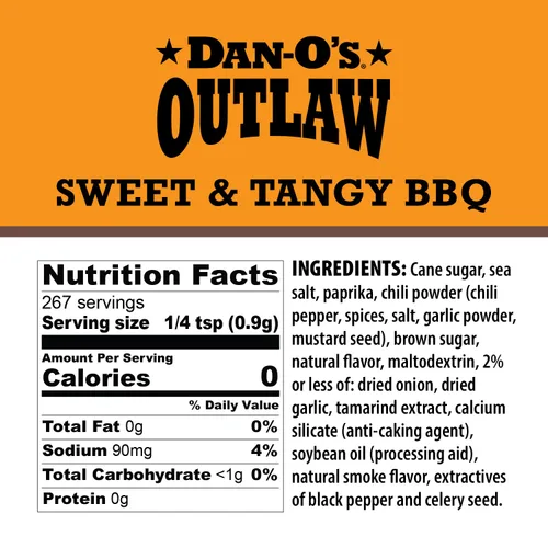 Vista 2 de Dan-O's Condimento Outlaw - BBQ Dulce y Ácido