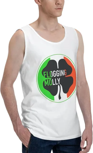 Vista 3 de SKYJUNOJN Man Muscle Tank Tops T Shirt Fashion Music Festival Sleeveless T Shirt