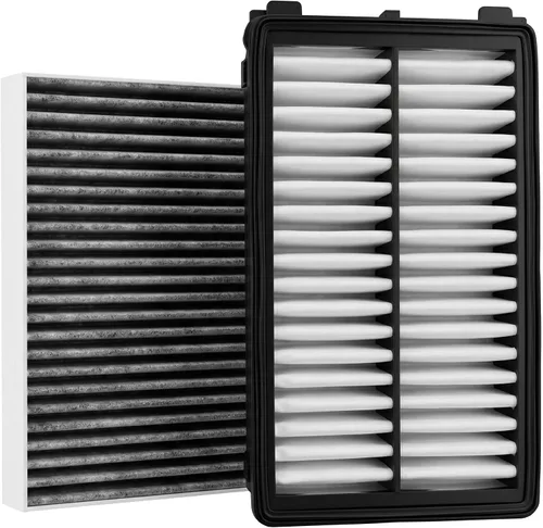 Vista 67 de Filtro de aire de cabina de motor de peine para Hyundai Accent 1.6L L4 2017 2016 2015 2014 2013 2012 Gris carbón