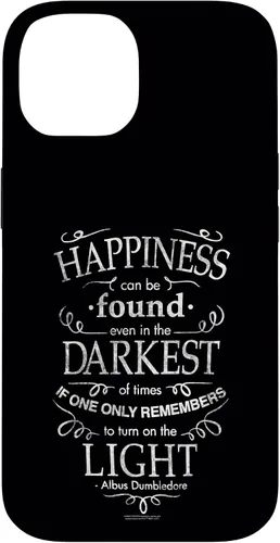 Vista 4 de Harry Potter Funda con cita de felicidad para iPhone 17