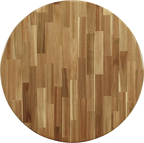 Vista 4 de East West Furniture DLT-BLW-TP Dublin - Mesa redonda.