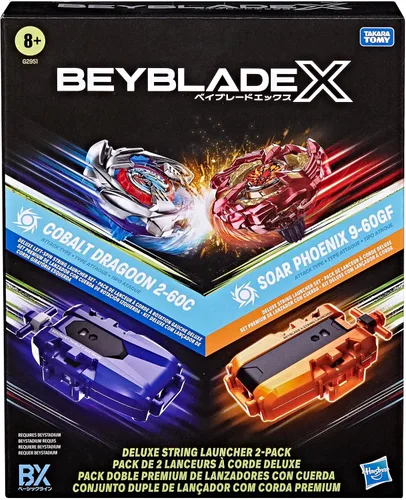 Vista 2 de Beyblade X Deluxe Launcher - Paquete de 2