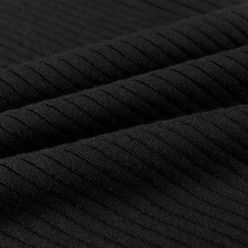 Vista 5 de Suéter de cuello alto para hombre, ajuste delgado, suave, de punto básico, suéter
