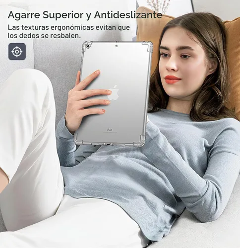 Vista 7 de MoKo Funda transparente para iPad de 9ª/8ª/7ª generación 2021/2020/2019