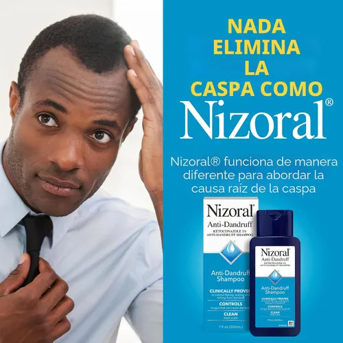 Vista 5 de Nizoral - Champú anticaspa, básico, fresco, 7 onzas fluidas