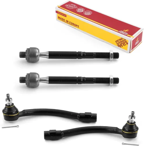 Vista 183 de Metrix Premium Chassis Parts - Kit de 4 piezas de extremos de barra de acoplamiento frontal exterior e interior compatible con Nissan Pathfinder