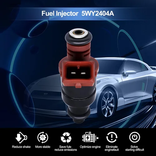 Vista 6 de HiSport Inyector de combustible 3 PCS 5WY2404A compatible con John Deere 825i Gator 3 cilindro motor MIA11720