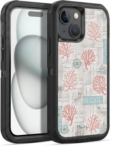 Vista 147 de Head Case Designs Officially Licensed Paul Brent Agate Mermaid Coastal Gel Armor Case [Military Grade Drop Protection] Compatible with Apple iPhone