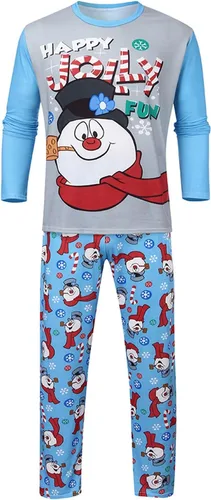 Vista 3 de luwita Pijamas de Navidad a juego para la familia, conjunto de pijamas de Navidad a cuadros, regalos de Navidad, pijamas para dormir 2023