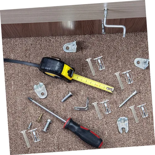 Vista 2 de Tuerca de expansión de anclaje de puerta hueca con remache de tornillo para fijación de puerta para instalación de pared hueca, 25 uds