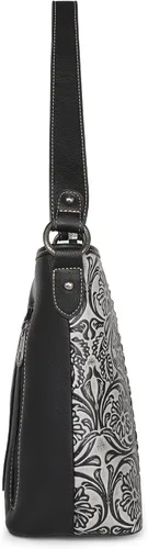 Vista 4 de Montana West Bolso de mano occidental para mujer, bolso de hombro oculto con cartera