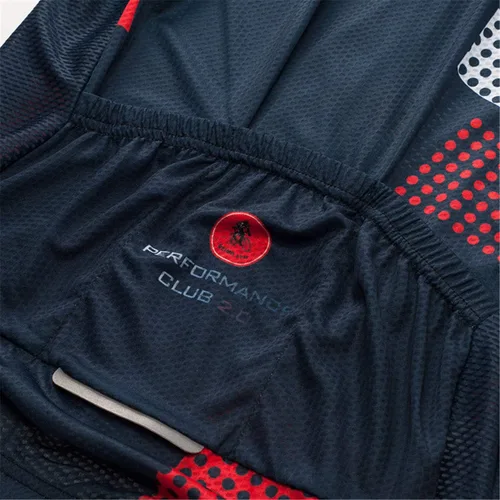 Vista 7 de PSPORT Grid - Camiseta de ciclismo de manga corta para hombre con 3 bolsillos reflectantes
