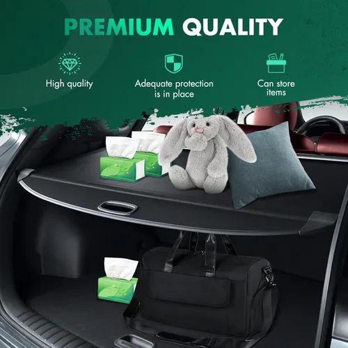 Vista 79 de SCITOO Funda de Carga 2011-2015 Compatible con Smart Fortwo 2008-2015 Compatible con Smart Fortwo 1.0L Funda Trasera Retráctil Mejorada con Aluminio