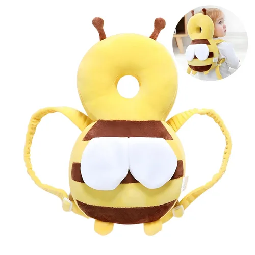 Vista 7 de PandaEar Baby Head Protection Backpack, Toddler Walking Head Protector Protector de cabeza ajustable, cojín de seguridad, protección para la cabeza