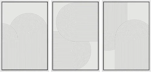 Vista 56 de SIGNWIN Lienzo enmarcado para pared, juego de arte abstracto de serenidad costera, ilustraciones abstractas junto al mar, arte moderno, decorativo