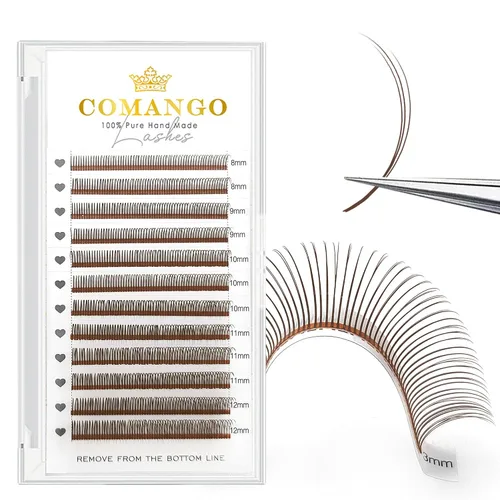Vista 29 de CoMango Spikes - Extensiones de pestañas Flora 5D, color negro mate