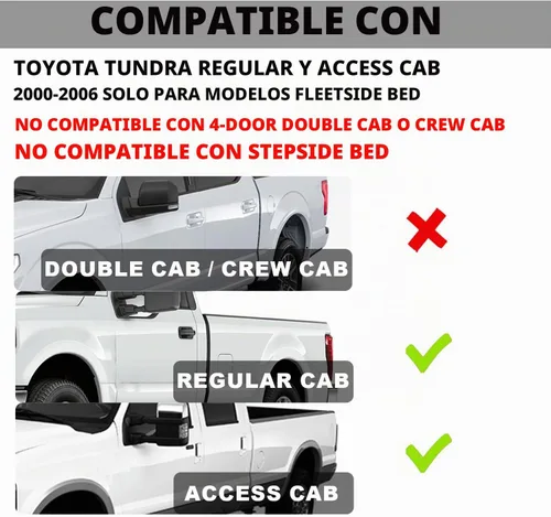 Vista 2 de G-PLUS Conjunto de luces traseras con arnés de cableado, compatible con Toyota Tundra de cabina regular y de acceso 2000-2006, NO es compatible