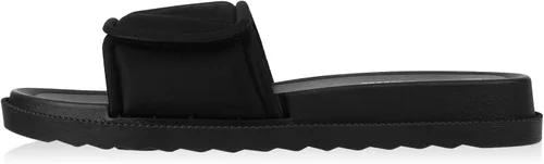 Vista 5 de Sandalias de fútbol para mujer, con parte superior de espuma viscoelástica y correa ajustable de velcro