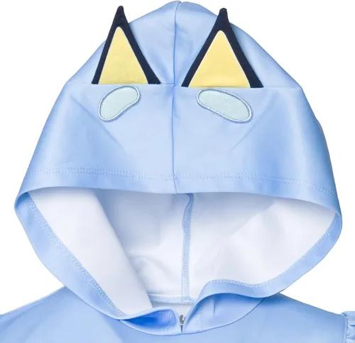 Vista 4 de Bluey Vestido de cosplay de malla para niñas de Bingo a niño grande