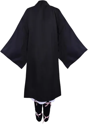 Vista 3 de Antsparty Tanjiro Nezuko - Disfraz de cosplay para niños y adultos, kimono de anime, Halloween, Shinobu Zenitsu fiesta de cosplay