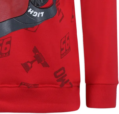 Vista 7 de Disney Cars Lightning McQueen - Sudadera con capucha para niños pequeños, pequeños y grandes
