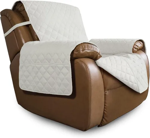 Vista 142 de Easy-Going - Funda reversible para sofá, resistente al agua, con varillas de espuma y correas elásticas, protector de muebles para mascotas y perros