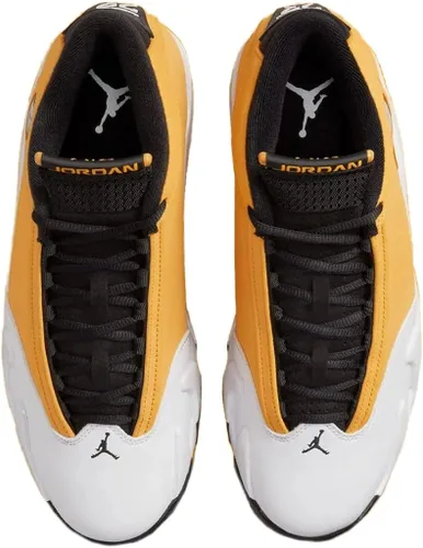 Vista 4 de Jordan 14 Retro Light Ginger Light Ginger - Tenis para hombre, color negro y blanco (487471 701), Jengibre claronegro-blanco