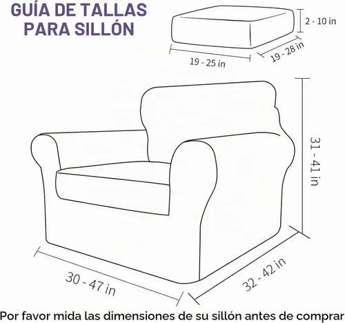 Vista 6 de ZNSAYOTX Fundas elásticas para silla de terciopelo de lujo con brazo, 2 piezas, para sala de estar, funda gruesa y suave, antideslizante, protector